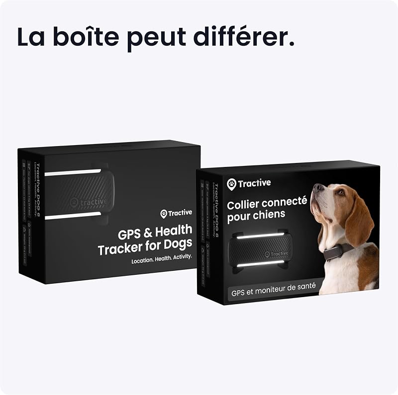 – Collier GPS Chien Connecté, Bundle avec Coque Olive | Édition 2025 | Localisation GPS en Direct | Alertes Anti-fugue et de Santé | Moniteur de Signes Vitaux | Leader du Marché (Noir)