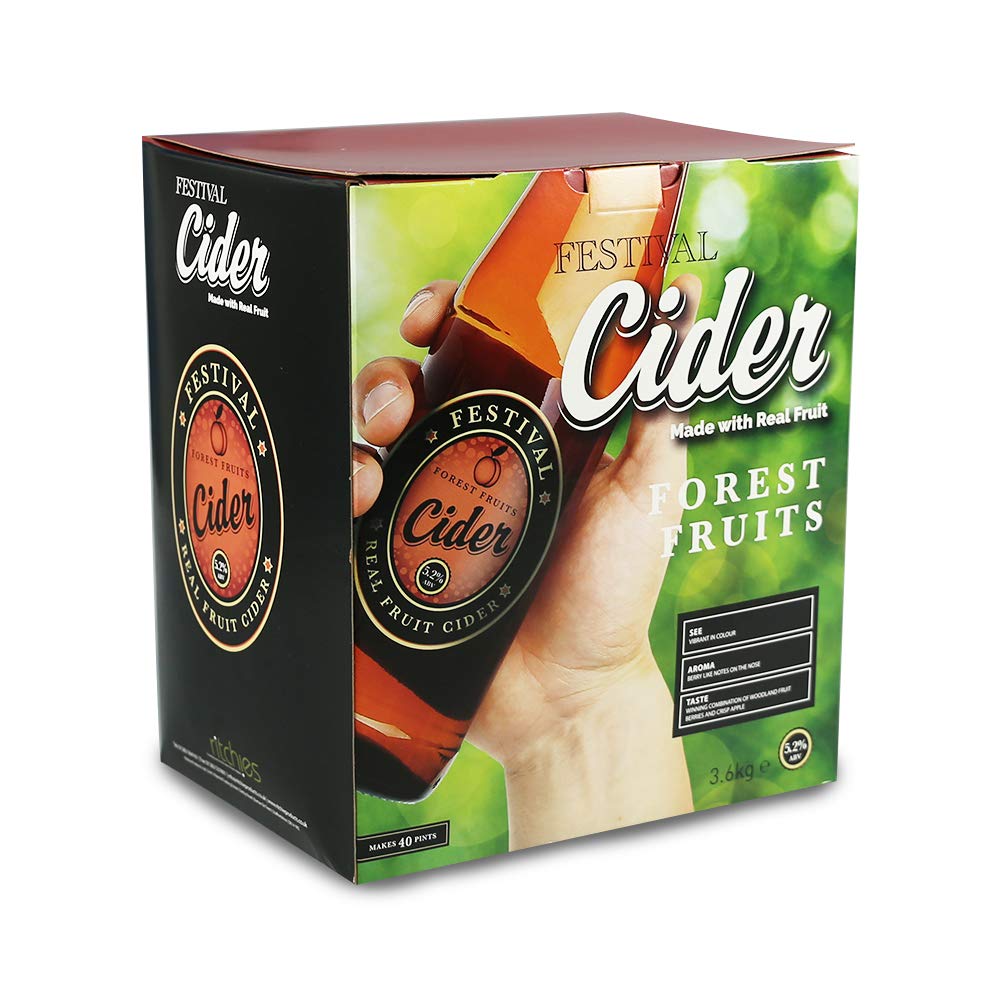 Festival Forest Fruits Cider - 40 Pint Home Brew Cider Kit