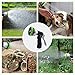Garden Hose Nozzle - Wsiiroon Metal Hand Sprayer Watering Nozzle - High Pressure - Slip Resistant - 9 Adjustable Watering Patterns, for Car Wash, Cleaning, Watering Plants and Showering Pets