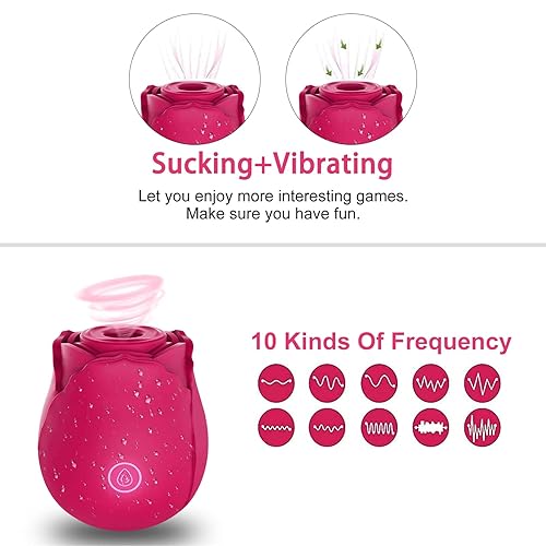 Rose Toy for Women - Upgraded Rose Sexual Stimulator with 10 Modes for  Sexual Pleasure, Rose Adult Toy for Female Couples - RDE05 in Saudi Arabia 