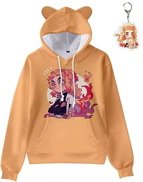 Amazon 鬼滅の刃 パーカー 子供 キッズ 長袖 フード付き 男の子 女の子 プルオーバー 子供服 アニメ プリント 薄手 秋服 柔らかい かわいい 誕生日 プレゼント 鬼滅の刃 グッズ 禰豆子 カナヲ しのぶ 炭治郎 善逸 煉獄 キーホルダー付き トレーナー パーカー 通販