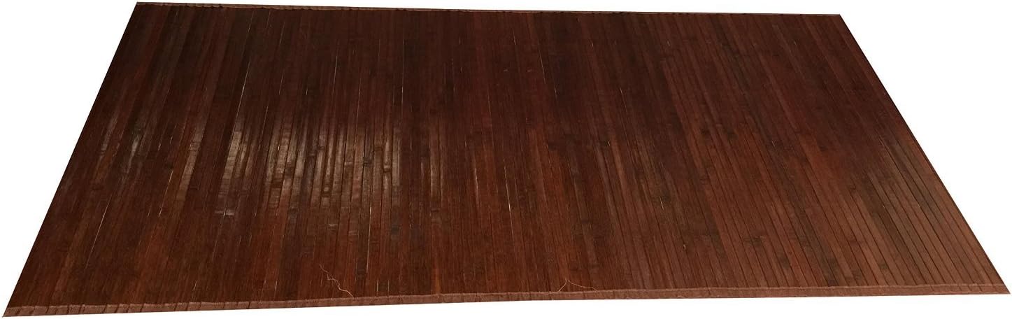 Natural Bamboo Floor Mat - Elegant Bath Mats, Nonslip kitchen rug, Bedroom decor, Living room runner, Quality wood safe for people and pets, Indoor rugs alternative, medium and large size, Natural