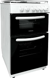 Igenix Statesman GTL50W Double Oven Gas Cooker 50cm White with Glass Lid view 4