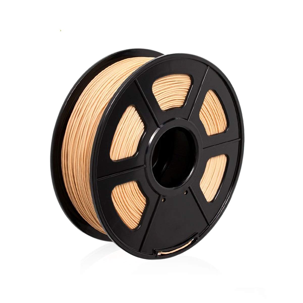 3D Filament Holz Gefärbt PLA + 1.75mm – EKOHOME 1KG / 360m 3D Filament für 3D-Drucker / 3D-Druckstift, Taktile Gefühl von Holz, 0,02mm Toleranz, RoHS-zertifiziert und Ungiftig (Holz 1KG)