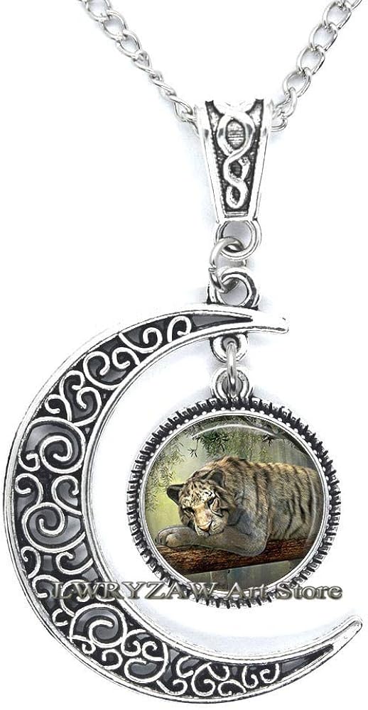 Tiger Necklace Pendant Tiger Gift for Women Tiger Jewelry