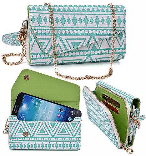 Elephone-P6Compatible-Tribal-Aztec-Clutch-wShoulderHand-Strap-NuVur--MINT