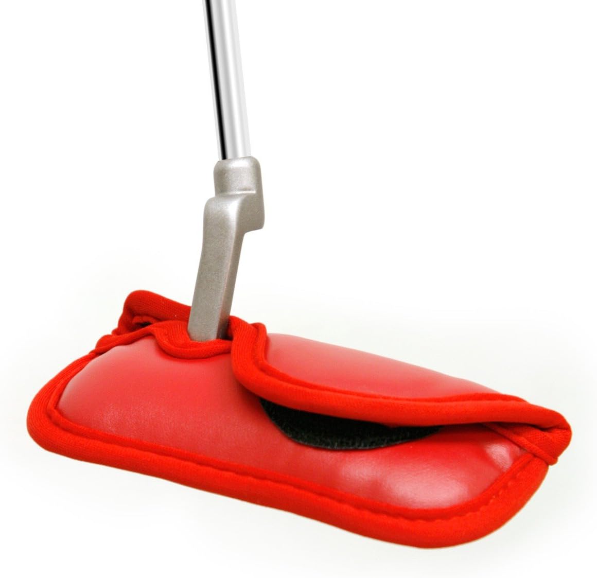 Red Golf Putter Headcover Leatherette Club Head Cover