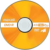 Maxell DVD-R 4.7GB 25 Pack Spindle High Speed Recording Disc Storage view 2