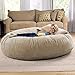 Jaxx 6 Foot Cocoon Large Bean Bag Chair for Adults, Camel