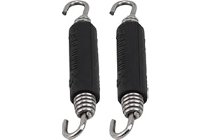 2 Pieces Motorcycle Exhaust Springs Stainless Steel Motorcycle Spring Hook 85 mm Motorcycle Exhaust Pipe Spring Hooks for Mot
