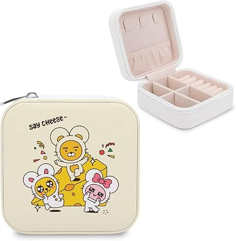 Amazon ライアン Ryan 1 ジュエリーボックス 宝石箱 ポータブルジュエリー収納ボックス かわいい Puレザー 小型 携帯 アニメ キャラクター ジュエリー収納 オンライン通販
