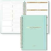 S&O Best Week Ever Undated Planner - Goal Journal to Your Life - 52 Week Undated Logbook- To Do List Scheduler- Habit Tracker organizer - Calendar Notebook Appointment Guide- 6x8.25"