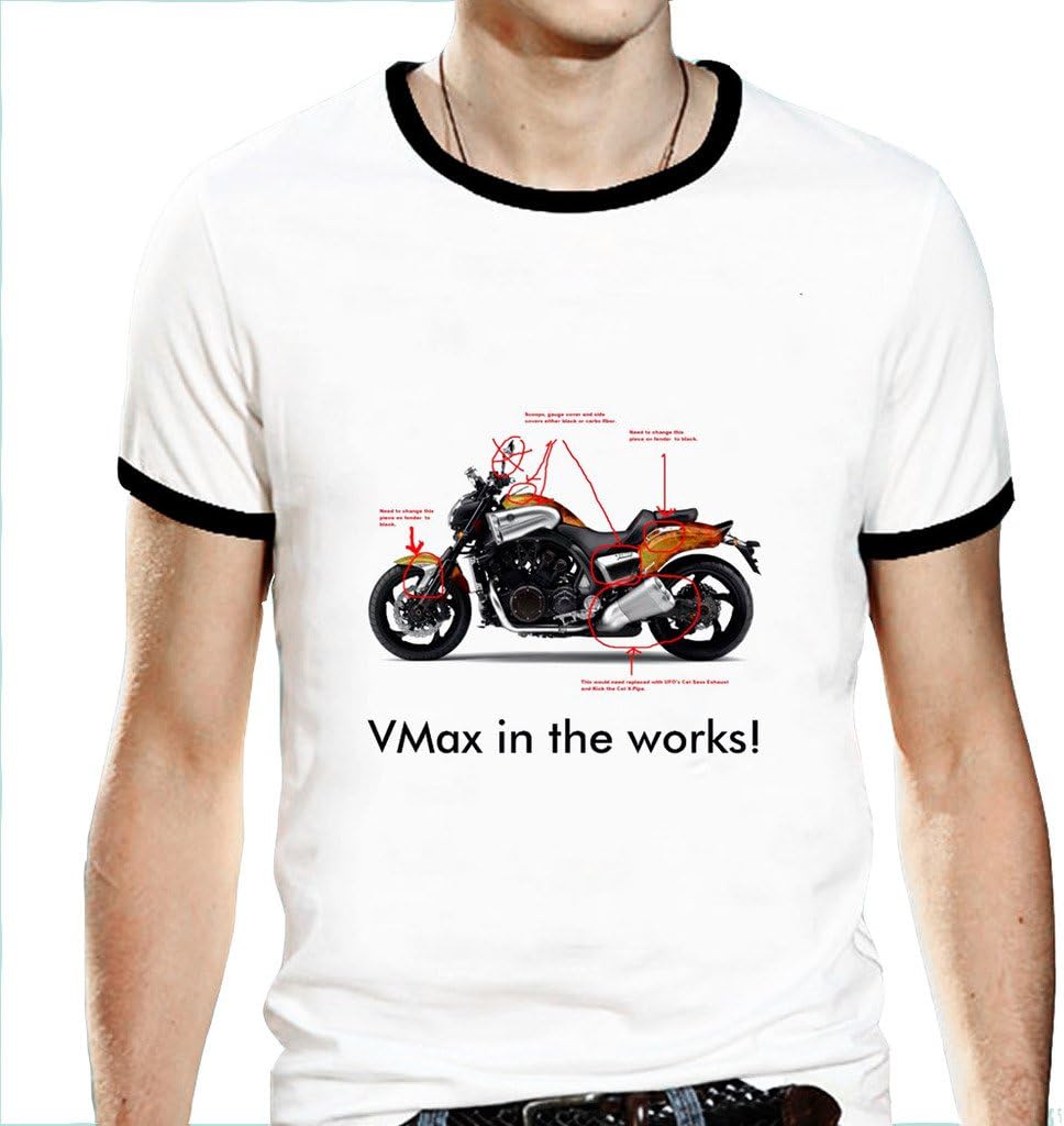 LeynaT Vmax Funny Tshirts Yamaha Star Vmax Short Sleeve Shirts Yamaha XX-Large