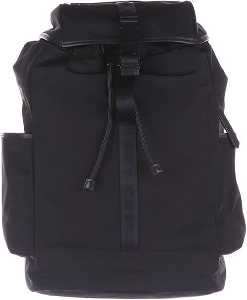 burberry men's black nylon backpack