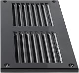 Repa Market 8x4 Black Air Vent Cover Steel Gable Wall Ceiling 200x100mm view 8