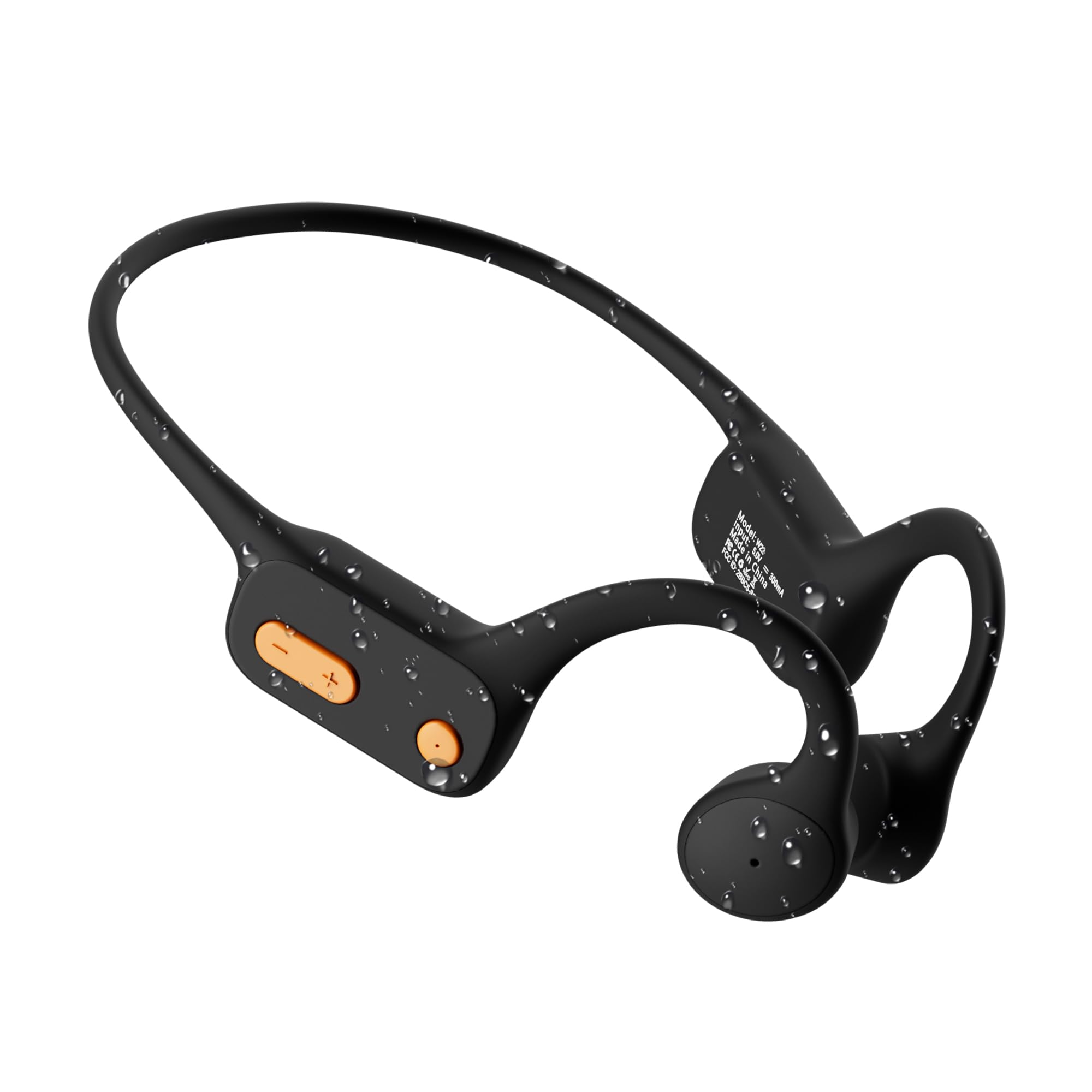 Tayogo Swimming Headphones, Bluetooth Bone Conduction, Waterproof Headphones with 32GB Memory, IPX8 Swim underWater, for swimming Running Surfing Biking (Premium)