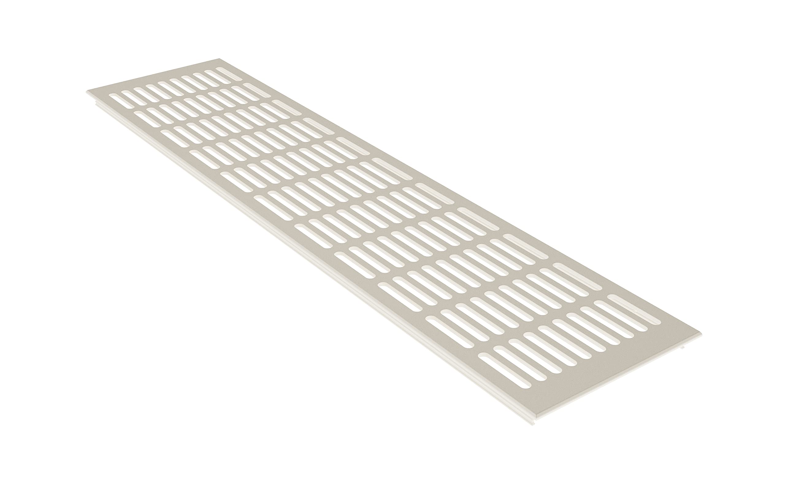 MS Beschläge ® Aluminium Ventilation Grille Sheet Heating Cover 130 mm x 200 mm Various Colours (White - RAL 9010)