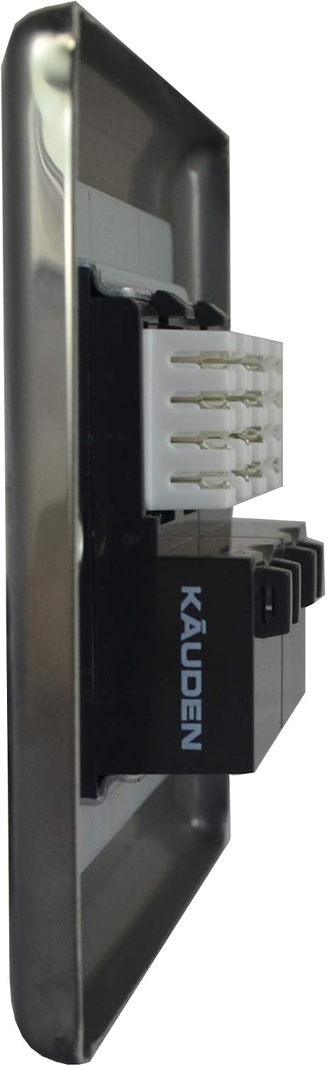 Twin RJ45 Network Ethernet Sockets in Varilight XIG2 Iridium Black ...