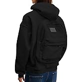Creative Travel Hoodie with Backpack,Zipper Backpack Hoodie Sweaters for Women/Men Cardigan Lightweight with