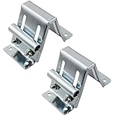 ZYAMY 2pcs Garage Door Adjustable Top Bracket Garage Door Roller/Hinge for Residential Doors, Adjustable Top Roller Bracket in Galvanized, Garage Doors Fixture Bracket