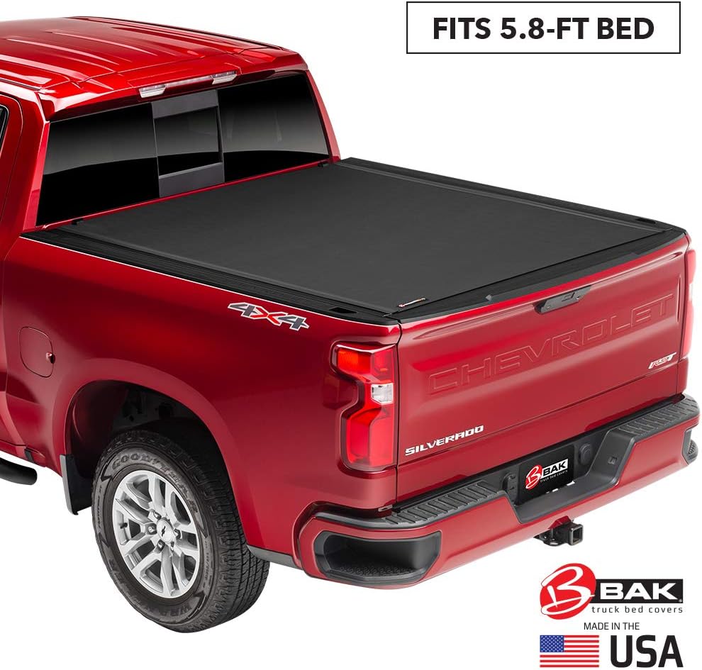 BAK Revolver X4 Hard Rolling Truck Bed Tonneau Cover | 79130 | Fits 2019-20 New Body Style GM Silverado, Sierra 1500, Will not fit Carbon Pro Bed 5'8" Bed