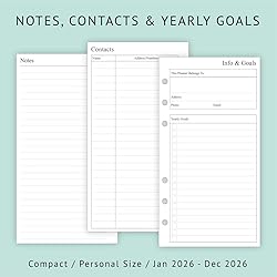 newestor 2026 Weekly & Monthly Planner