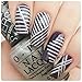 Whats Up Nails - Skinny Straight Vinyl Tape Stencils for Nail Art Design (2 Sheets, 624 Strips Total)