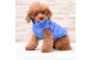 Rantow Autumn Winter Pet Dog Cat Clothes Warm Down Coat, 7 Colors Classic Pet Outwear Down Jacket for Teddy, Yorkshire Terrier, Chihuahua, Pomeranian