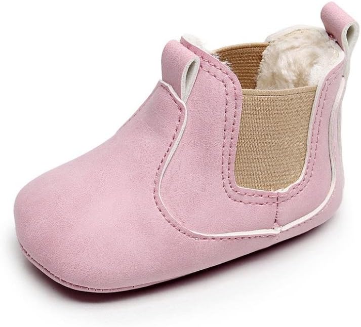 Kolylong Toddler Newborn Baby Boys Girl Soft Warm Crib Shoes Winter Boots Prewalker Shoes