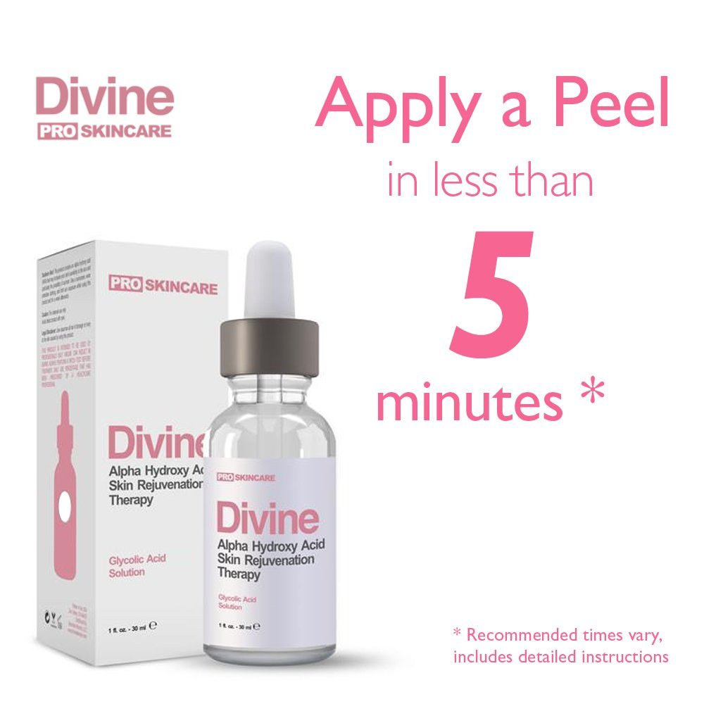 Glycolic Acid 40% Chemical Peel - Intense Alpha Hydroxy Acid Skin Peel For Acne Scarring, Wrinkles, Fine Lines and Brown Spots. 1 fl oz: Beauty