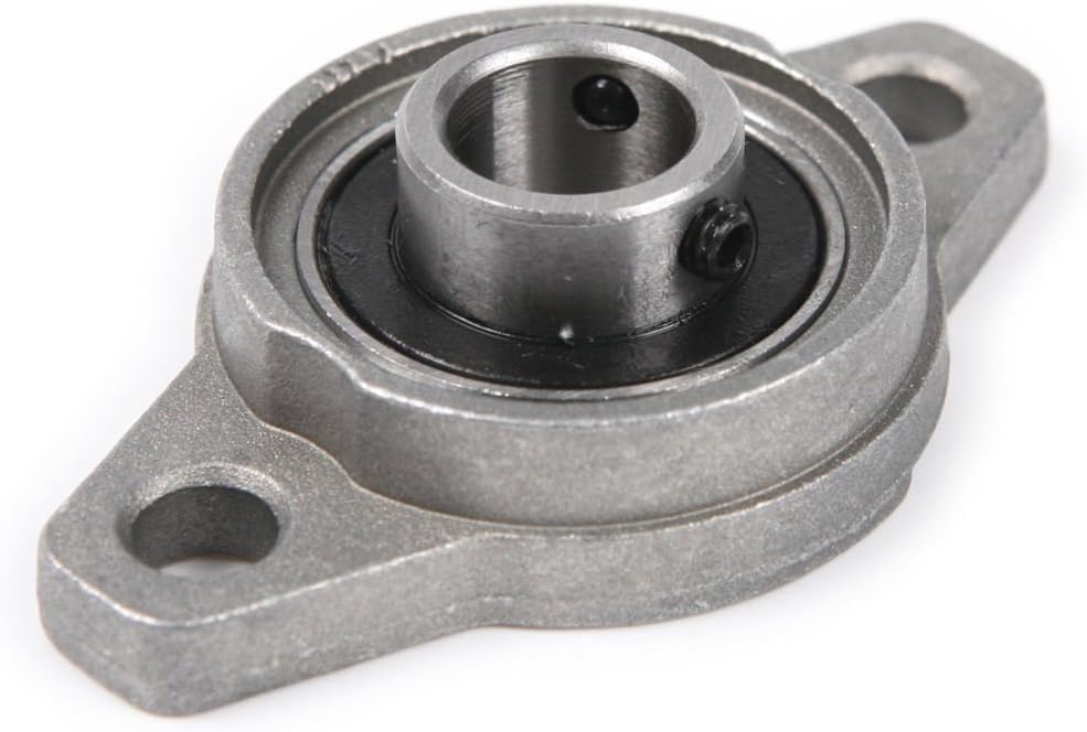 Pillow Block Bearing, Letool4pcs Diameter 20mm KFL004 Mounted Housing Self-aligning Pillow Flange Block Bearing