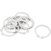 uxcell External Circlip Retaining Shaft Snap Clip Rings 35mm 10pcs