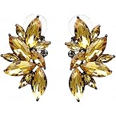 Vintage Design Crystal Earrings Women Statement Stud Earrings Women Earrings