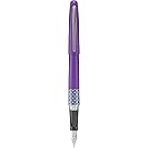 Pilot MR Retro Pop Collection Fountain Pen, Purple Barrel with Ellipse Accent, Medium Nib, Black Ink (91444)