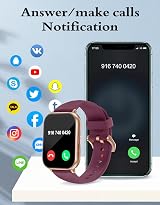 RUIMEN Smart Watch 1.85in HD Screen SpO2 HR Sleep 100+ Sport Modes IP68 view 2