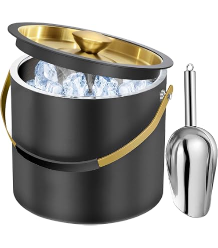 thumbnail image 2 of KraftwareSophisticates Black/Brushed Chrome Waste Basket With Bands And Black Bumper 2 of 13