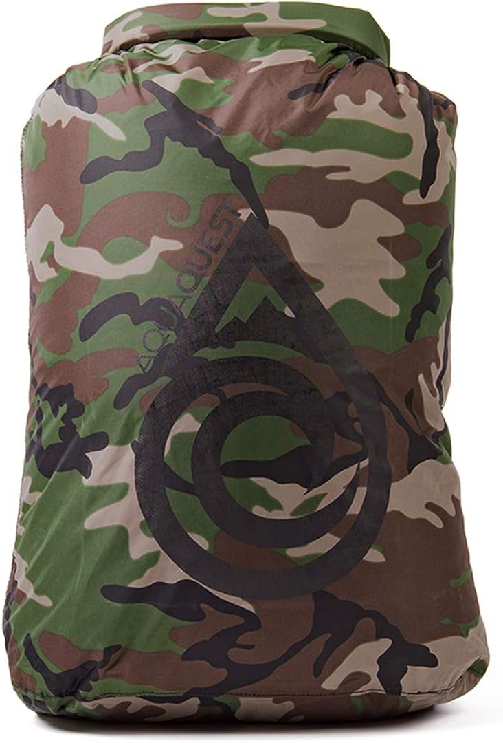 Aqua Quest Rogue Dry Bags - 100% Waterproof - 10, 20, 30, 60, 100 L - Camo or Olive Drab