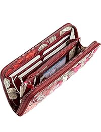 Vera Bradley, cartera Georgia RFID de algodón.