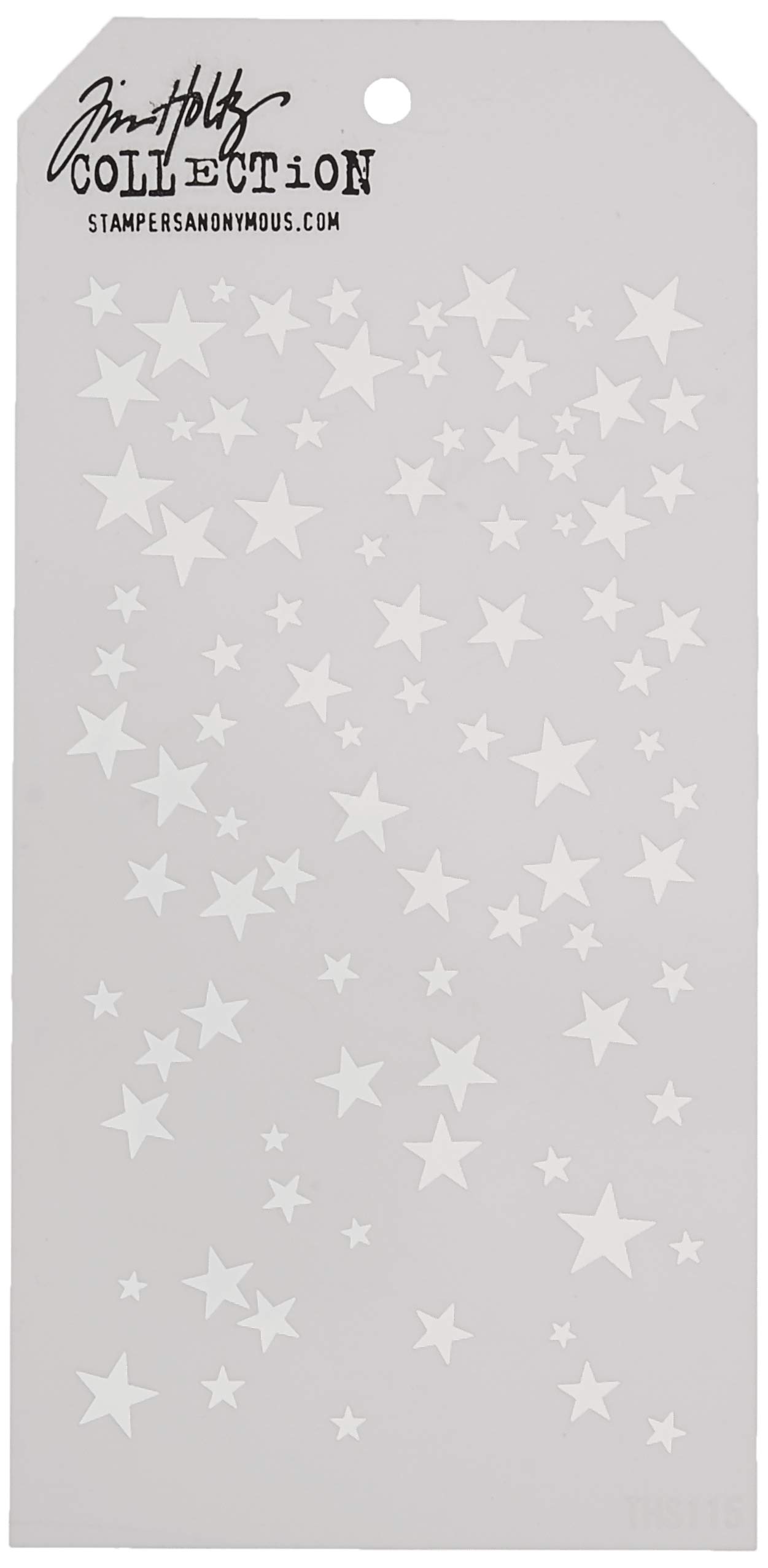Art Gone Wild Falling Stars, Layered Stencil, Opaque, Medium