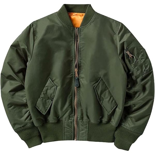 North 15 Bomber Jacket for Men, Flight Jackets Military style