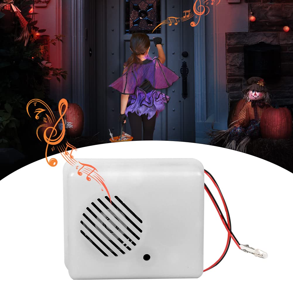 LEVIOC'S DIY Halloween Sound Sensor with LED Lights, Spooky Effects Machine Props for Party Decor
