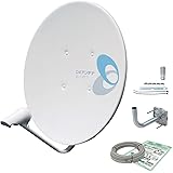 DXアンテナ BSアンテナ 45cm形 BS・110°CS アンテナセット (同軸ケーブル+取り付け金具) BC453K