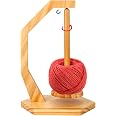 HEH Magnetic Yarn Holder For Knitting - Bamboo Yarn Spinner With Anti-Slip Base