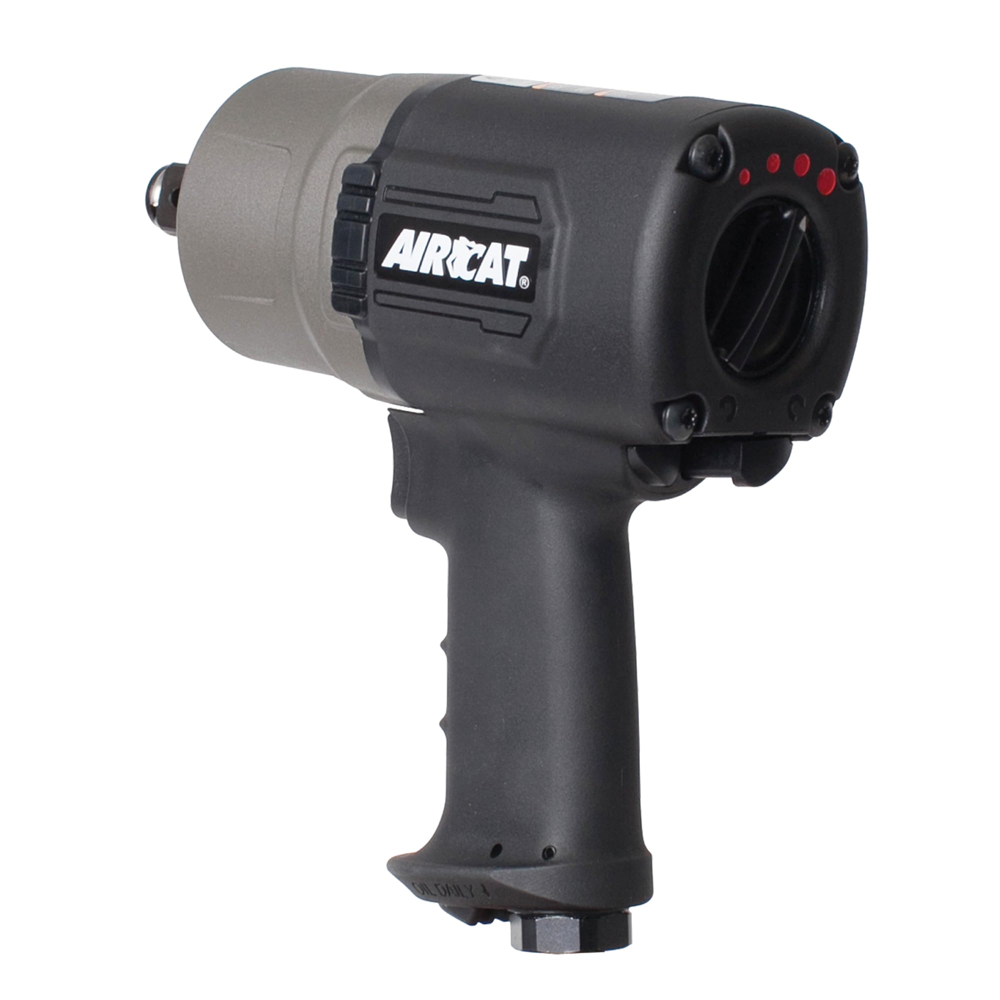 Herramientas neumáticas AirCat 1770-XL Llave de impacto compuesta de 3/4 pulgadas 1600 pies-libras