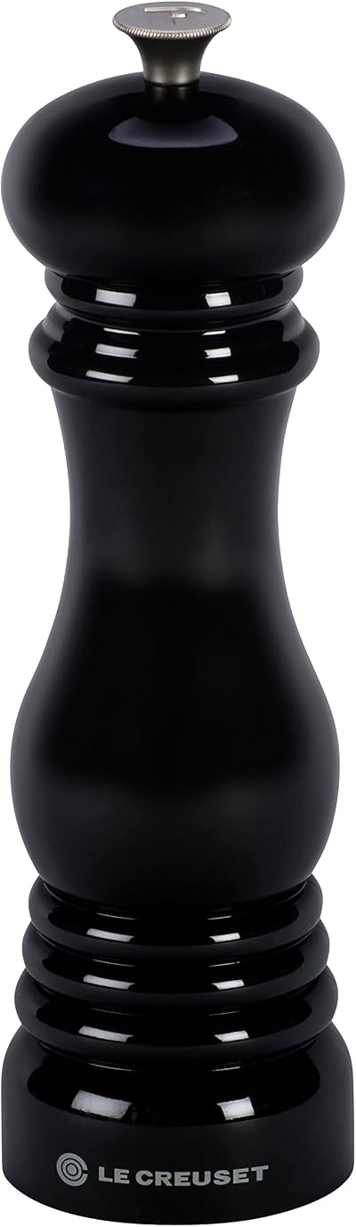 Le Creuset Classic Pepper Mill Grinder Chip-Resistant ABS 40g 21 cm Black