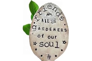 HYMEVROS Garden Marker Friendship Gift, Funny Spoon Plant Markers, Garden Metal DIY Decorative Sign Plant Labels,Plant Lover Garden Decoration Creative Gift