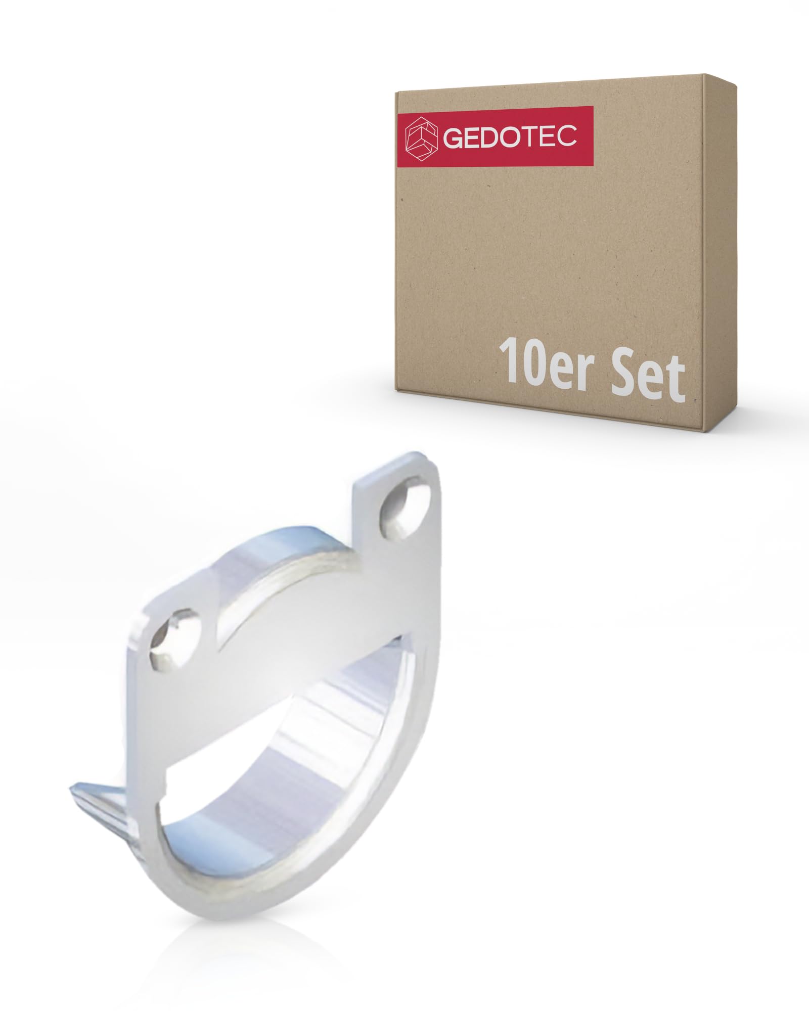 Gedotec Schrank-Aufhänger Ø 35 mm to Upgrade Fixing Lugs for Einbohren Metal Galvanized Hanger for Images - Paneel - Hänge-schränke Made in Germany 10 Pcs - Cabinet Holder Round — image 1