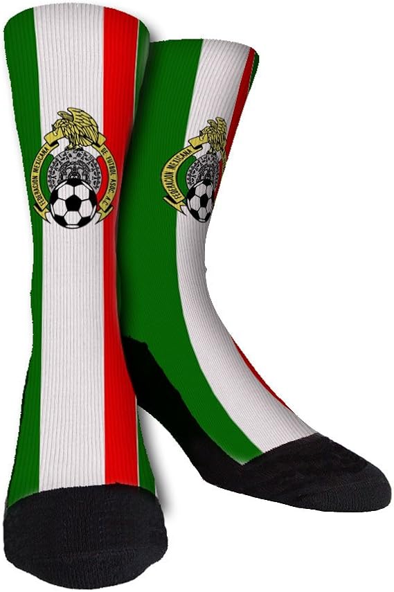 Mexico World Soccer Unisex Casual Crew Socks at Amazon Men’s Clothing store