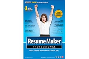 Individual Software ResumeMaker Professional Deluxe 20
