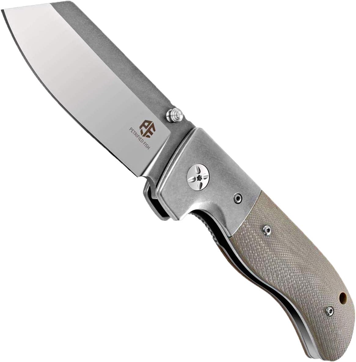 Aileo Folding Knife, Plain Edge Pocket Knife, Outdoor Knife, True Utility(Delivery within 5-7 days)